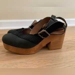 Free People wedge clogs.